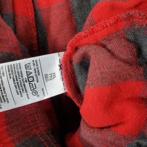 Old Navy Red Flannel PJ Bottoms Men's Size XXL - Picture 9 of 9
